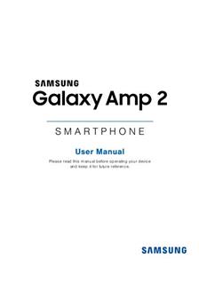 Samsung Galaxy Amp 2 manual. Tablet Instructions.